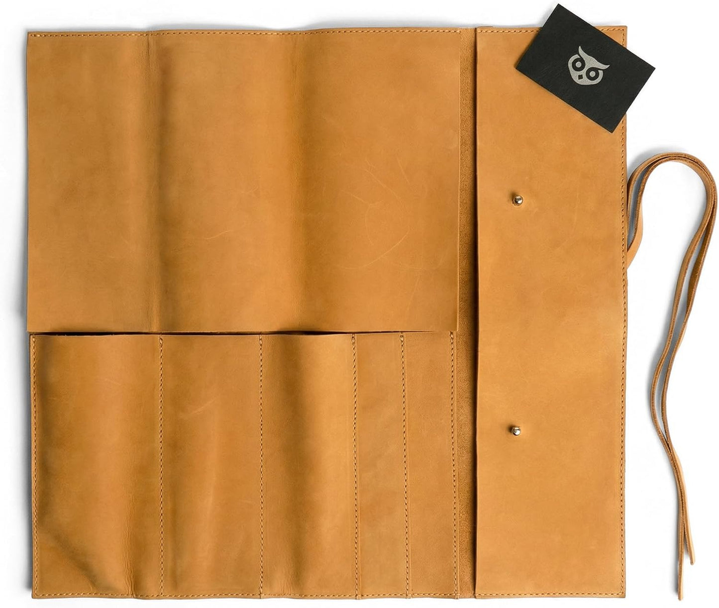 Rustic Leather Knife Roll Case, Durable Chef Knife Bag for Professional Chefs, Knife Roll Bag, Portable Carrying Case for Knives and Tools, Ideal for Culinary Travel, Knife Bags for Chefs Professional