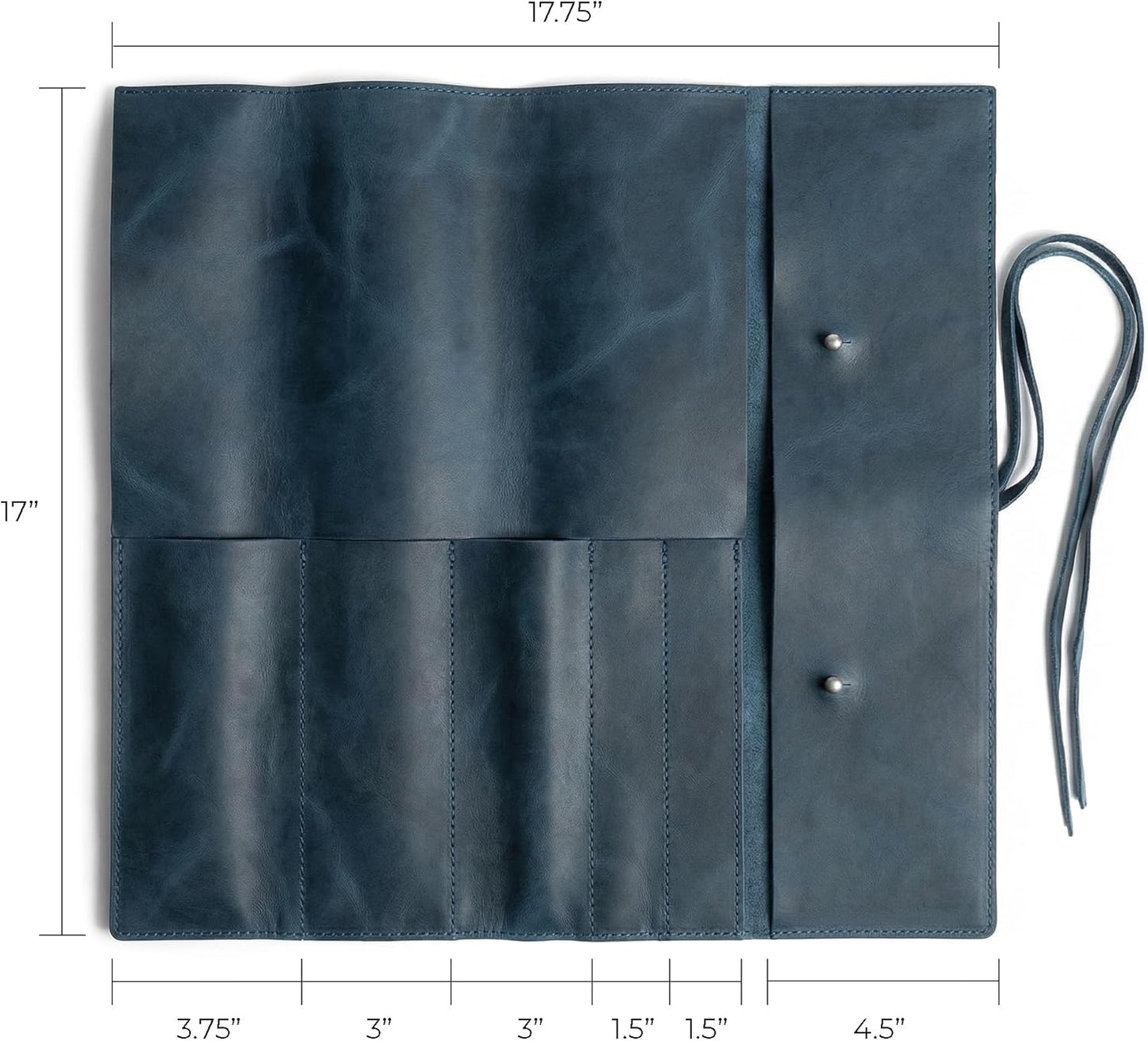 Rustic Leather Knife Roll Case, Durable Chef Knife Bag for Professional Chefs, Knife Roll Bag, Portable Carrying Case for Knives and Tools, Ideal for Culinary Travel, Knife Bags for Chefs Professional
