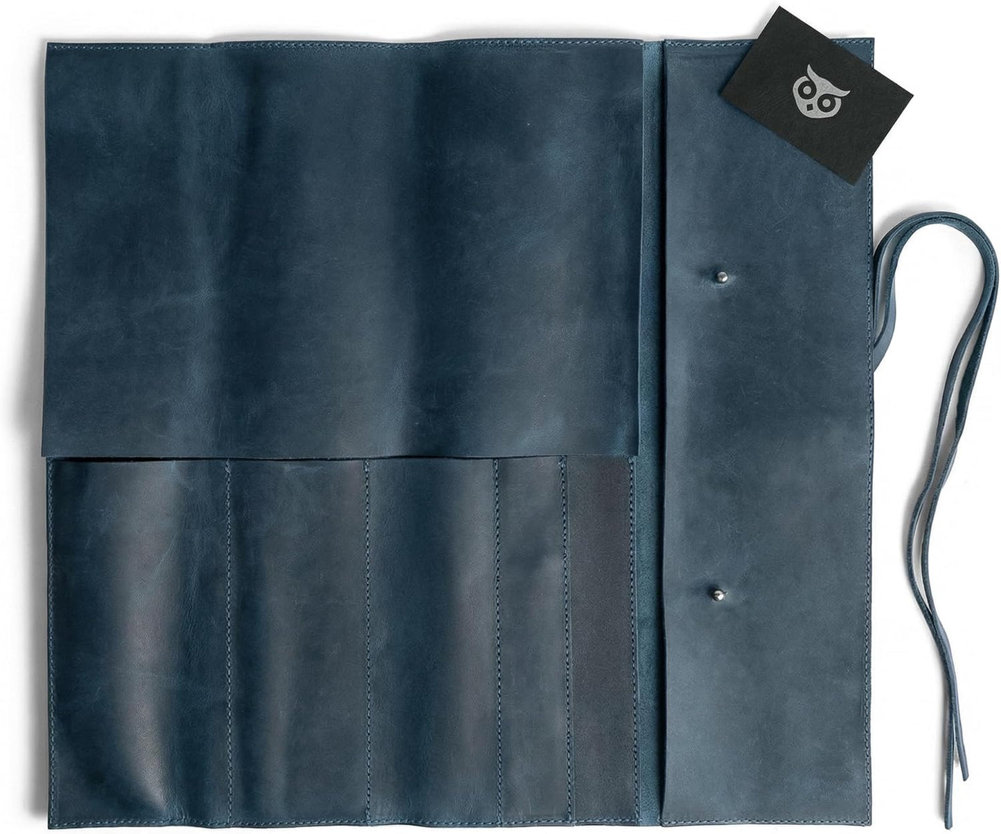 Rustic Leather Knife Roll Case, Durable Chef Knife Bag for Professional Chefs, Knife Roll Bag, Portable Carrying Case for Knives and Tools, Ideal for Culinary Travel, Knife Bags for Chefs Professional