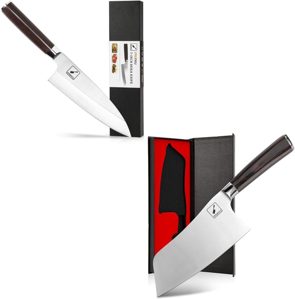 Kitchen Knife, 7 Inch Ultra Sharp Butcher Knife 7-inch Deba Knife,Ultra Sharp Sushi Knife
