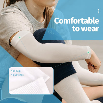 UV Sun Protection Arm Sleeves for Men & Women,UPF 50 Cooling Sports Sleeve