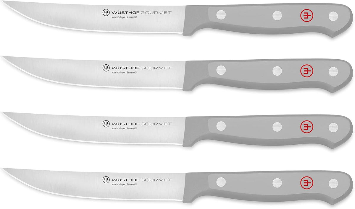 WÜSTHOF Gourmet White 4-Piece Steak Knife Set