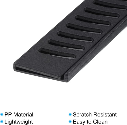 PP Safety Knife Cover Sleeves for 5" Utility Knife, 2 Pack Knives Edge Guard Blade Protector Universal Knife Sheath for Kitchen, Black