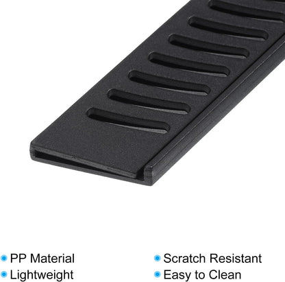 PP Safety Knife Cover Sleeves for 5" Utility Knife, 2 Pack Knives Edge Guard Blade Protector Universal Knife Sheath for Kitchen, Black