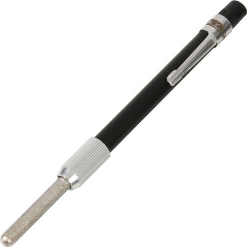 AccuSharp Diamond Compact Tapered Rod Sharpener, Portable Knife & Tool Sharpener for Serrated Blades, Fillet Knives & Fish Hooks, Knife Honing Steel Rod