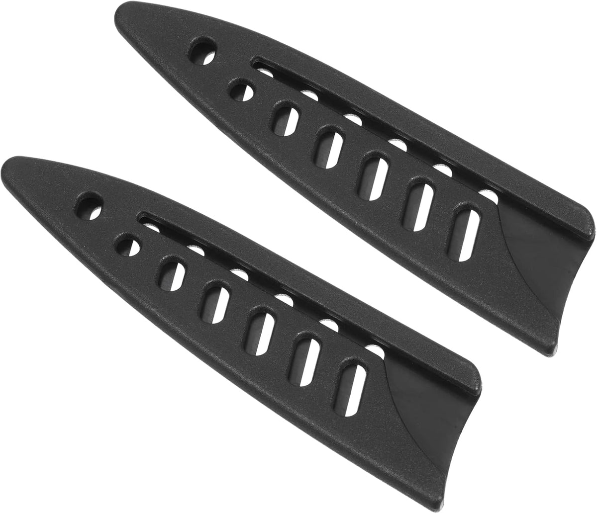 PP Safety Knife Cover Sleeves for 3.5" Paring Knife, 2 Pack Knives Edge Guard Blade Protector Universal Knife Sheath Portable for Kitchen, Black