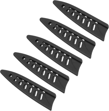 PP Safety Knife Cover Sleeves for 3.5" Paring Knife, 2 Pack Knives Edge Guard Blade Protector Universal Knife Sheath Portable for Kitchen, Black