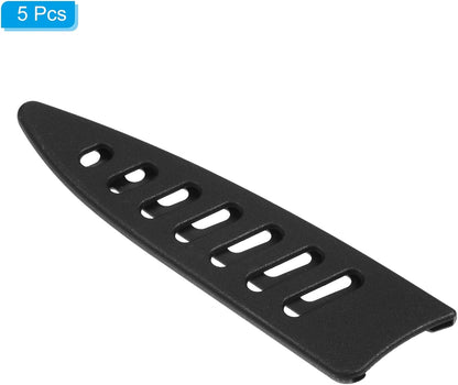 PP Safety Knife Cover Sleeves for 3.5" Paring Knife, 2 Pack Knives Edge Guard Blade Protector Universal Knife Sheath Portable for Kitchen, Black
