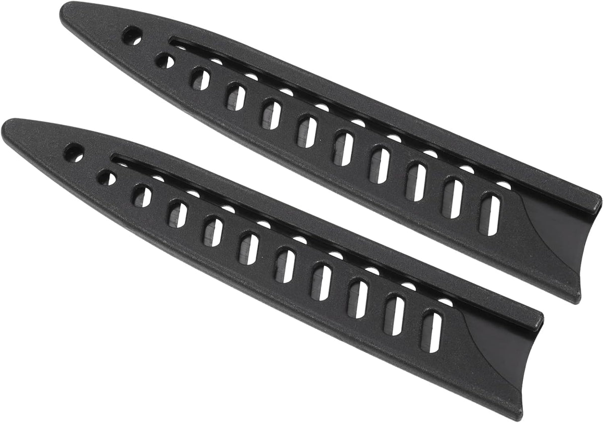 PP Safety Knife Cover Sleeves for 3.5" Paring Knife, 2 Pack Knives Edge Guard Blade Protector Universal Knife Sheath Portable for Kitchen, Black