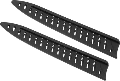 PP Safety Knife Cover Sleeves for 3.5" Paring Knife, 2 Pack Knives Edge Guard Blade Protector Universal Knife Sheath Portable for Kitchen, Black