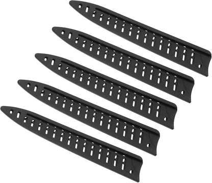 PP Safety Knife Cover Sleeves for 3.5" Paring Knife, 2 Pack Knives Edge Guard Blade Protector Universal Knife Sheath Portable for Kitchen, Black