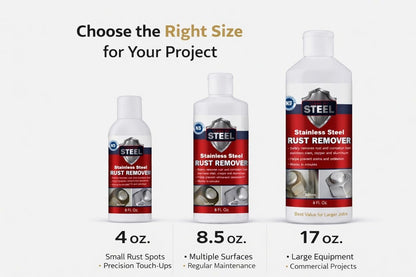Stainless Steel Rust Remover Cream (4 Fl oz) | NSF certified rust remover cream. Safe for home appliances and grills.