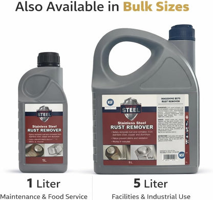 Stainless Steel Rust Remover Cream (4 Fl oz) | NSF certified rust remover cream. Safe for home appliances and grills.