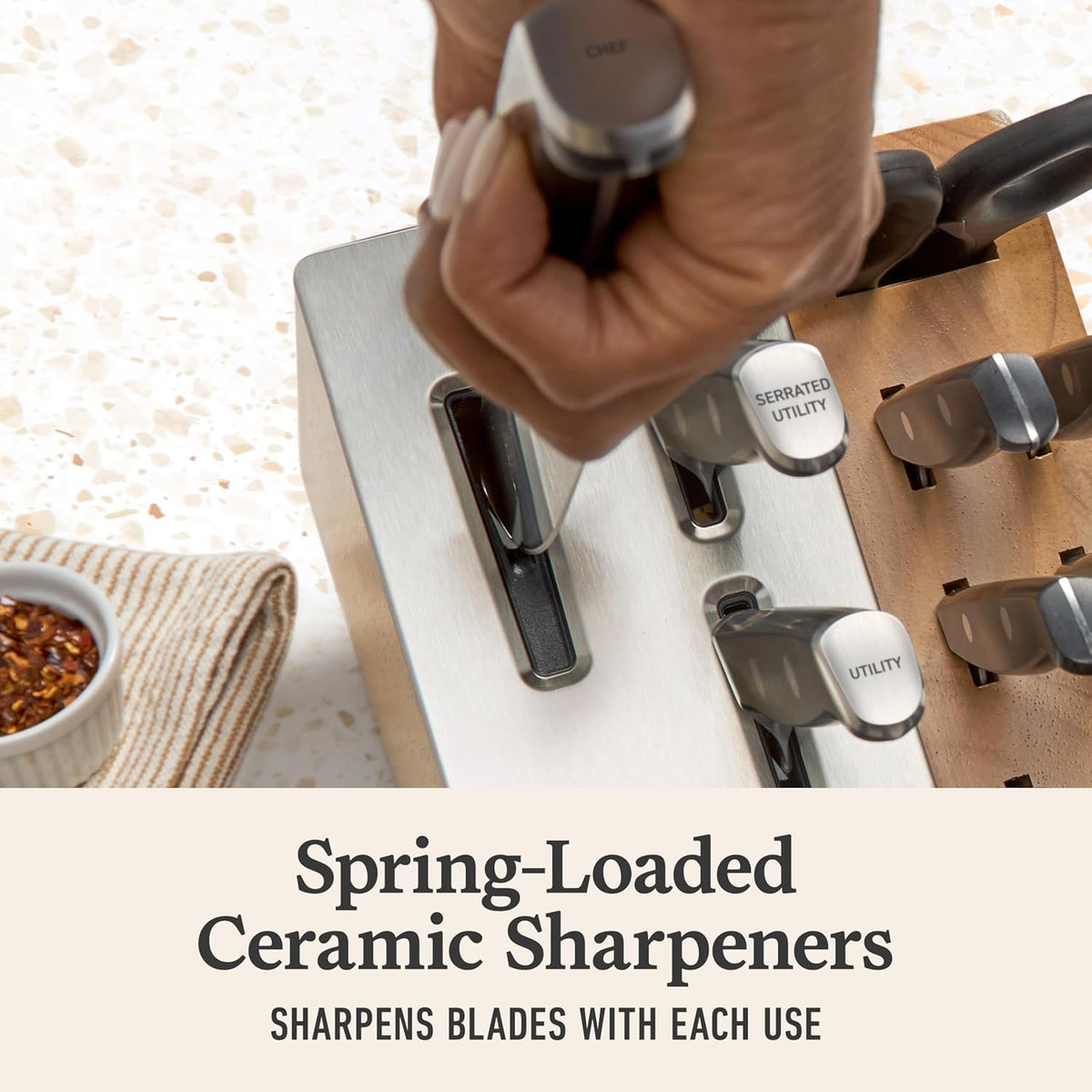 Premier ® 15-Piece Knife Set with SharpIN™ Edgetech