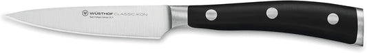 WÜSTHOF Classic IKON 3.5" Paring Knife, Black, Stainless