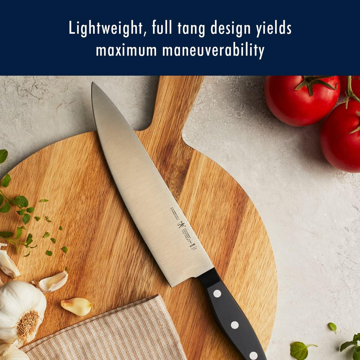 Statement 15-Pc Knife Block Set, Razor-Sharp, German Engineered | Informed by 100+ Years of Mastery. Dishwasher safe, Comfortable Grip Ideal for Everyday Cooking. High Quality Stainless Steel