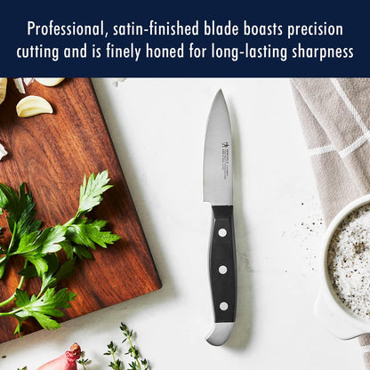 Statement 15-Pc Knife Block Set, Razor-Sharp, German Engineered | Informed by 100+ Years of Mastery. Dishwasher safe, Comfortable Grip Ideal for Everyday Cooking. High Quality Stainless Steel