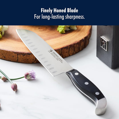 Statement 15-Pc Knife Block Set, Razor-Sharp, German Engineered | Informed by 100+ Years of Mastery. Dishwasher safe, Comfortable Grip Ideal for Everyday Cooking. High Quality Stainless Steel