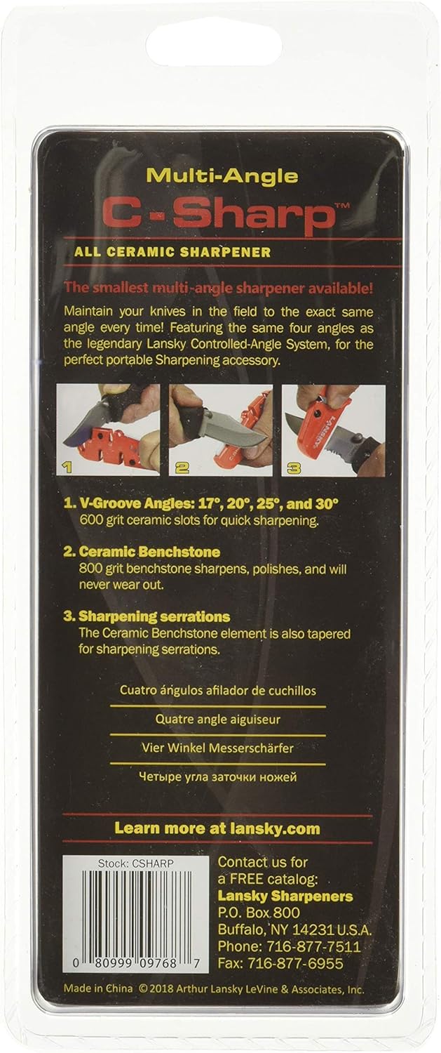 Lanksy C-Sharp Ceramic Knife Sharpening System - CSHARP