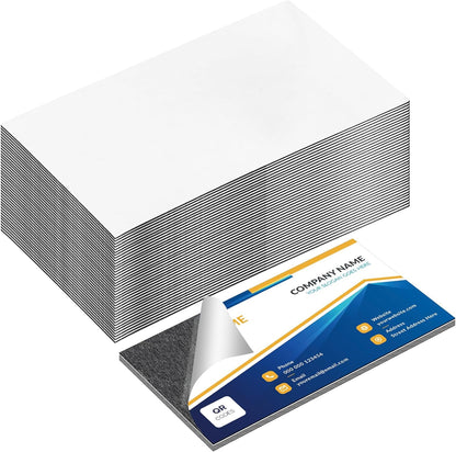 Adhesive Magnetic Sheets 4 x 6 Inch, 80 Packs Magnetic Sheets with Adhesive Backing - 0.5mm Thickness Flexible Magnet Sheets for Dies Storage, Craft Projects, Photos, School, Office