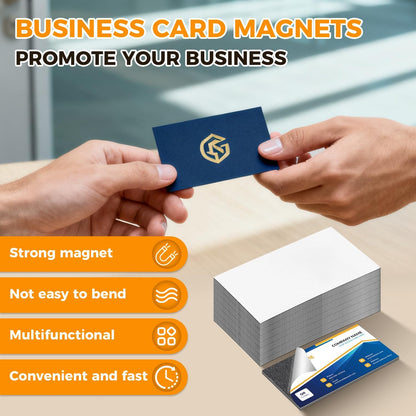 Adhesive Magnetic Sheets 4 x 6 Inch, 80 Packs Magnetic Sheets with Adhesive Backing - 0.5mm Thickness Flexible Magnet Sheets for Dies Storage, Craft Projects, Photos, School, Office