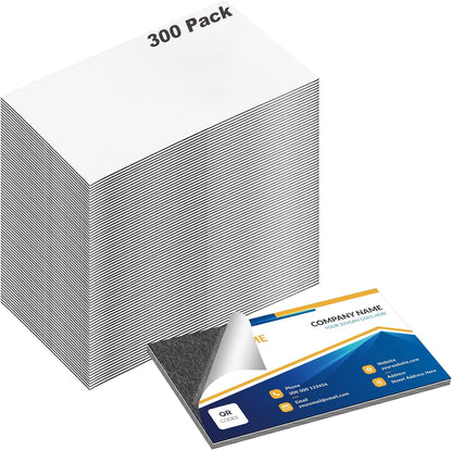 Adhesive Magnetic Sheets 4 x 6 Inch, 80 Packs Magnetic Sheets with Adhesive Backing - 0.5mm Thickness Flexible Magnet Sheets for Dies Storage, Craft Projects, Photos, School, Office