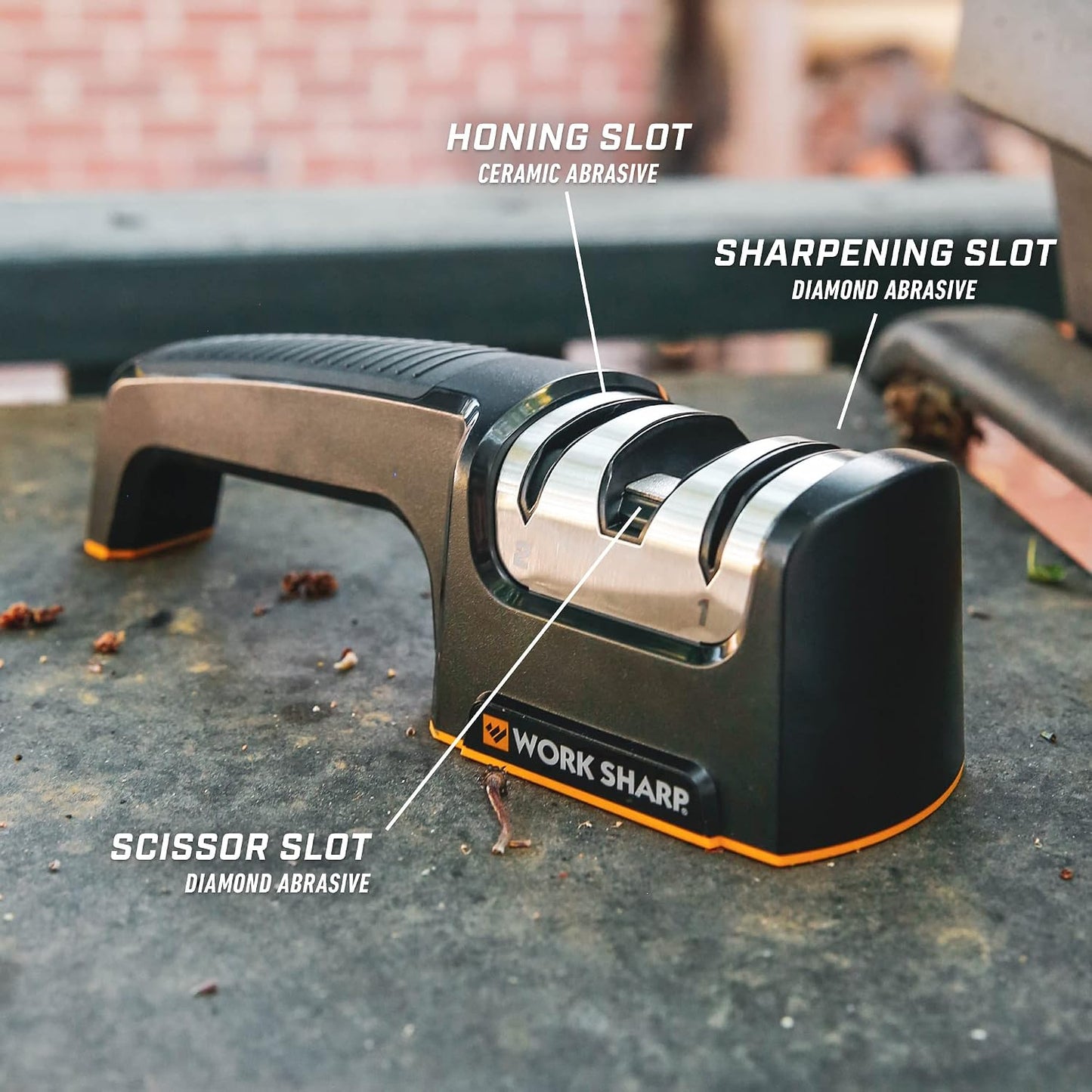 Pull Through Kitchen Knife Sharpener