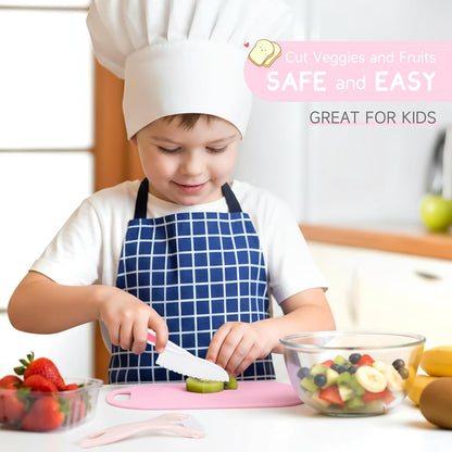 37PCS Kids Cooking Sets Real, Kids Cooking and Baking Gift Set with Storage Case Timer Kid Safe Knives Cutting Board, Toddler Real Kitchen Tools, Birthday Gifts for Girls Boys Age 3 - 8