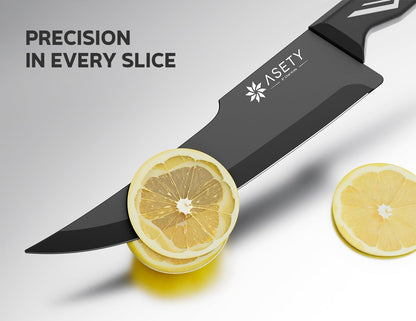 Knife Set - 15 PCS Kitchen Knife Set with Built-in Knife Sharpener Block - Stainless Steel Knife Block Set - Dishwasher Safe, Elegant Box for Men Women, Fathers day