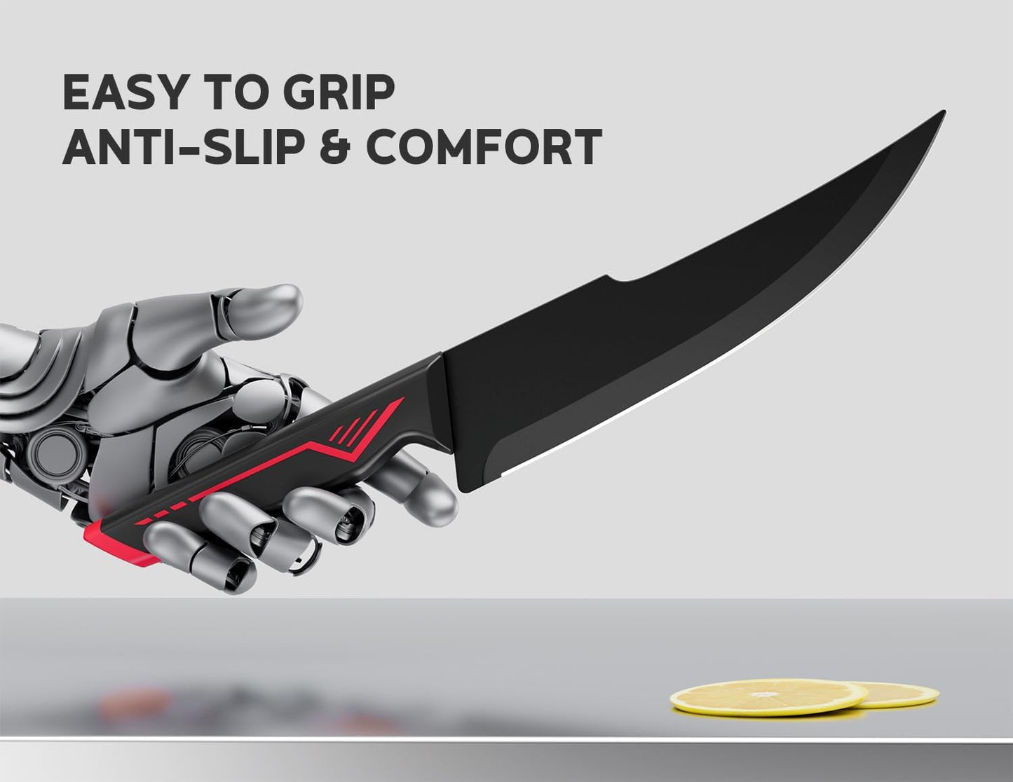 Knife Set - 15 PCS Kitchen Knife Set with Built-in Knife Sharpener Block - Stainless Steel Knife Block Set - Dishwasher Safe, Elegant Box for Men Women, Fathers day