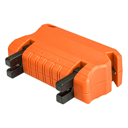 SK-2 Reel Lawn Mower Hand Sharpener Compatible with Reel Lawnmower | Bed Knife Sharpener and Reel Blade Sharpener, Blade Hand Sharpening Tool, Easy to Use,Orange