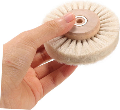 2pcs Polishing Brush Core Round Rust Removing Wheel for Efficient Cleaning and Buffing for Cracks and Stubborn Stains