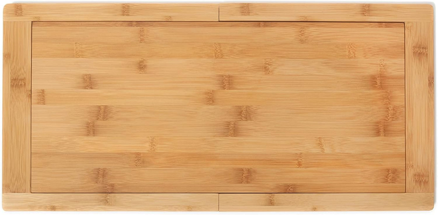 Bamboo Over The Edge of Counter Cutting Board