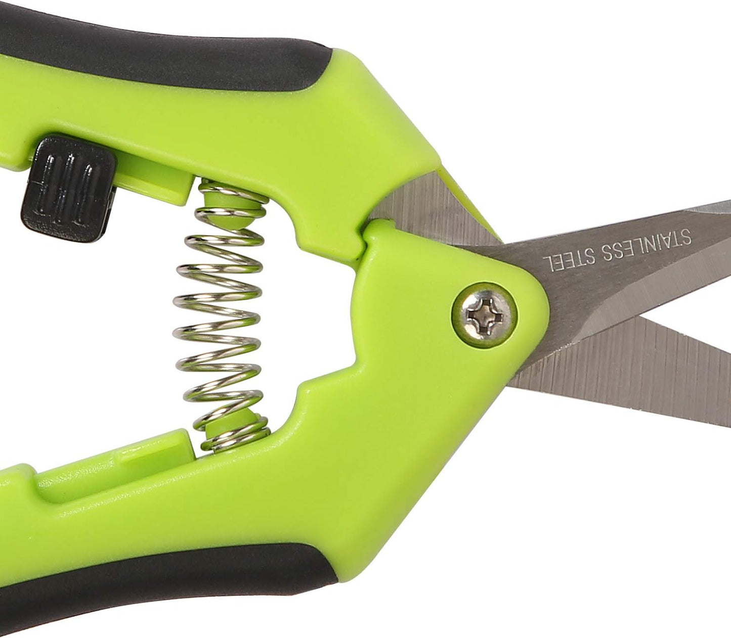 4 Pack 6.5 Inch Bud Trimming Scissors, Professional Stainless Steel Gardening Hand Pruners Micro-Tip Pruning Snips with Straight Blades for Trimming Garden Herb Plants Flowers