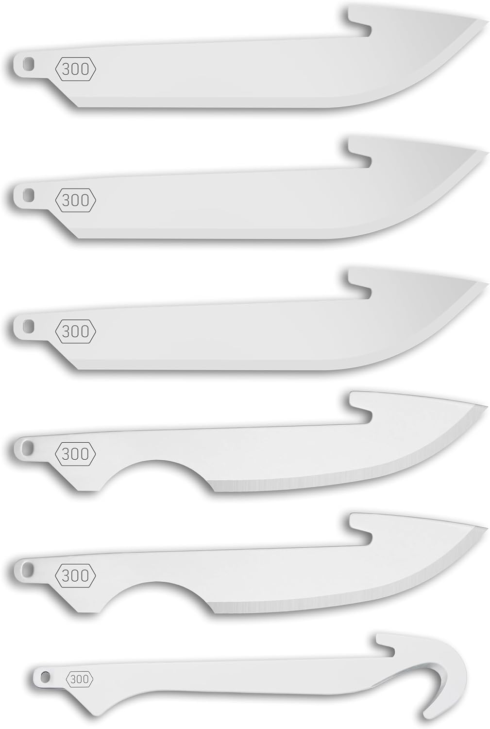5.0" RazorSafe Replacement Boning & Fillet Blade Pack, 24-Pieces