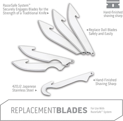5.0" RazorSafe Replacement Boning & Fillet Blade Pack, 24-Pieces