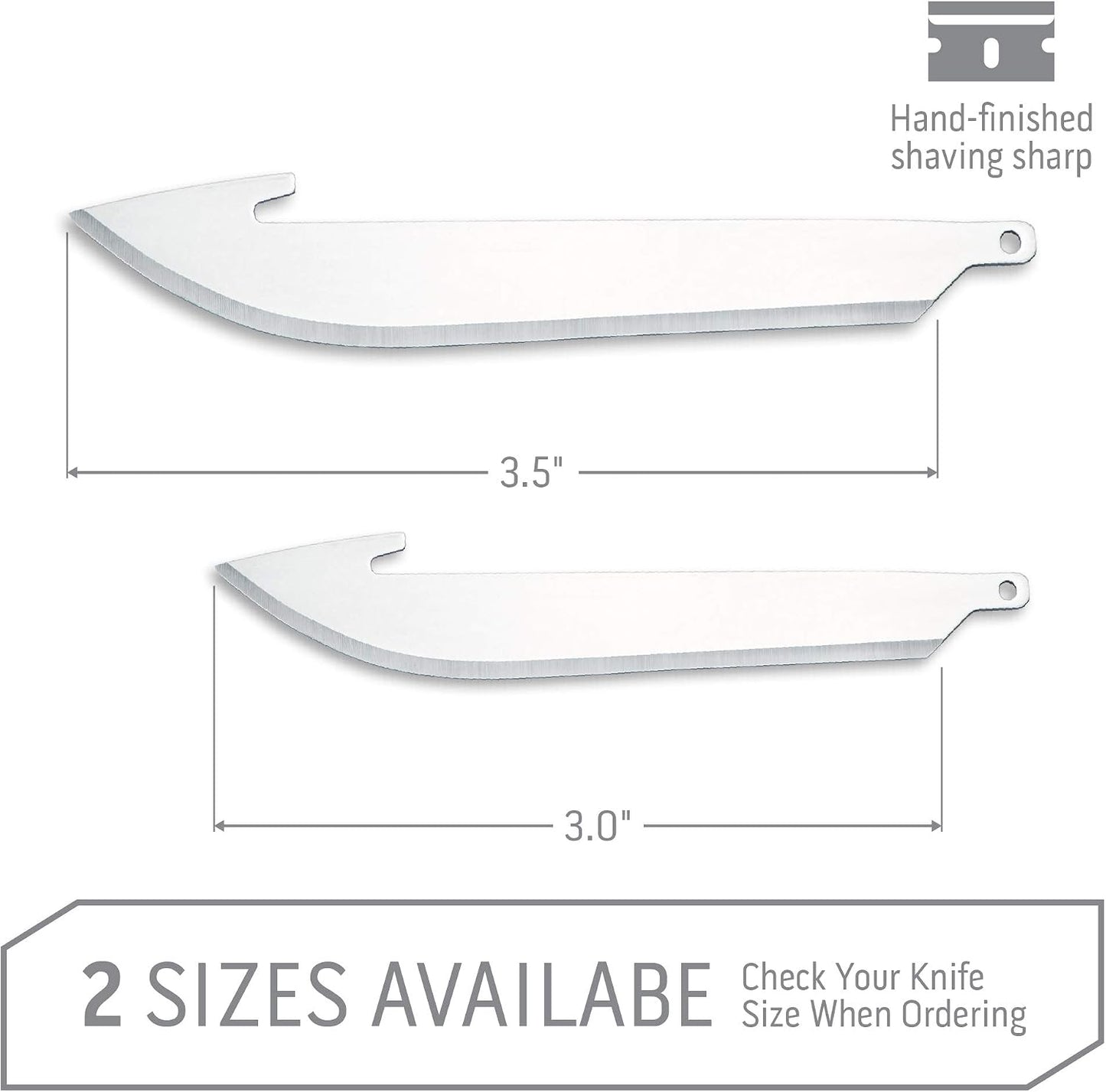 5.0" RazorSafe Replacement Boning & Fillet Blade Pack, 24-Pieces
