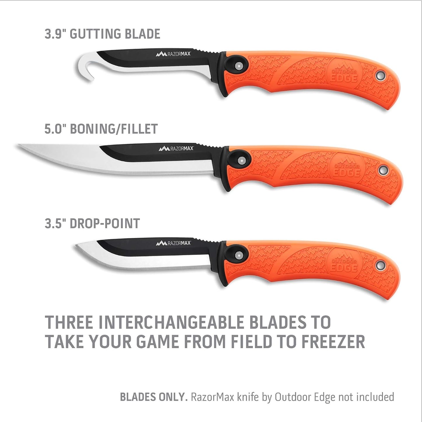 5.0" RazorSafe Replacement Boning & Fillet Blade Pack, 24-Pieces