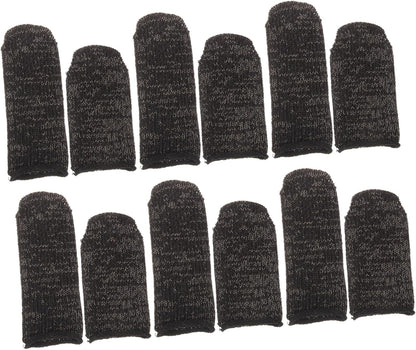 6Pcs Reusable Cut Resistant Finger Covers Protective Fingertip Sleeves for Kitchen Gardening and Crafting Durable Shield Against Cuts and Wounds