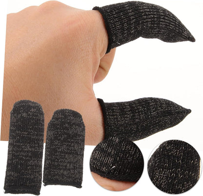 6Pcs Reusable Cut Resistant Finger Covers Protective Fingertip Sleeves for Kitchen Gardening and Crafting Durable Shield Against Cuts and Wounds