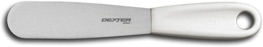 18283 Mother Russell Spreader, Stainless Steel Blade With Polypropylene Handle, Wide 4.5-in Blade for Spreading and Slicing, 8-in Overall Length, Silver/White Kitchen Tool
