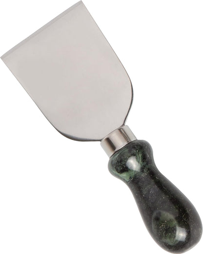 Natural Green Marble Handle Cheese Knife Set, 4 Pieces