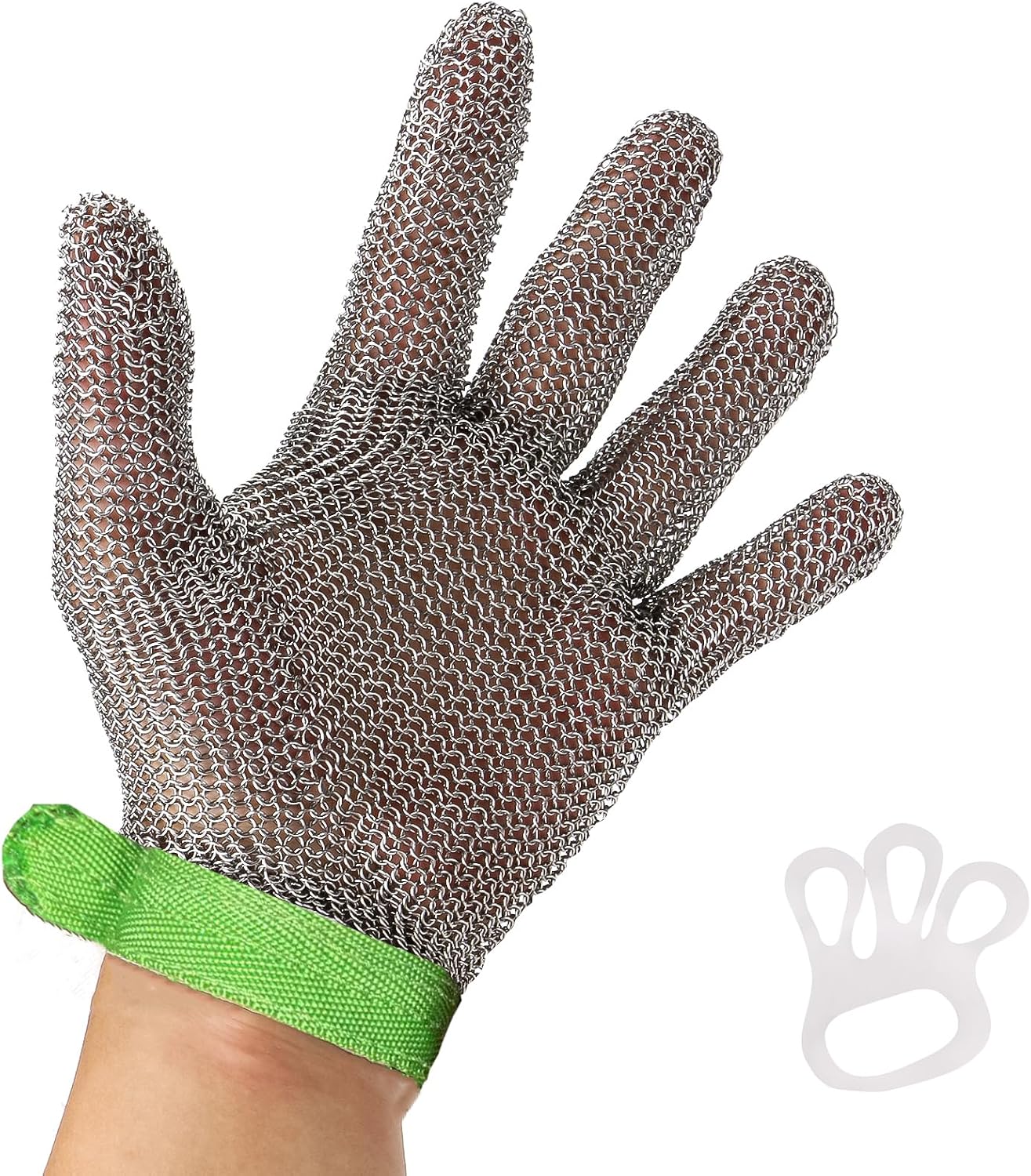 Metal Mesh Gloves - Stainless Steel Mesh Chain Cutting Gloves for Meat and Food Processing