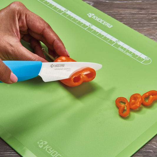 Flexible Cutting Mats – Non-Slip Surface with Imprinted Ruler | Flexible Cutting Mats: Textured Non-Slip Surface with Imprinted Ruler, Easy-Hang Design for Kitchen & Craft Projects