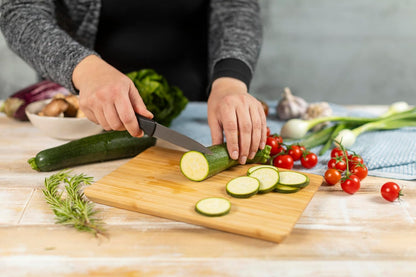 ICED Serrated Paring Knife 3.54 Inch, Ice Hardened German Stainless Steel, Razor Sharp Titanium Coated Blade, Precision Everyday Kitchen Knife