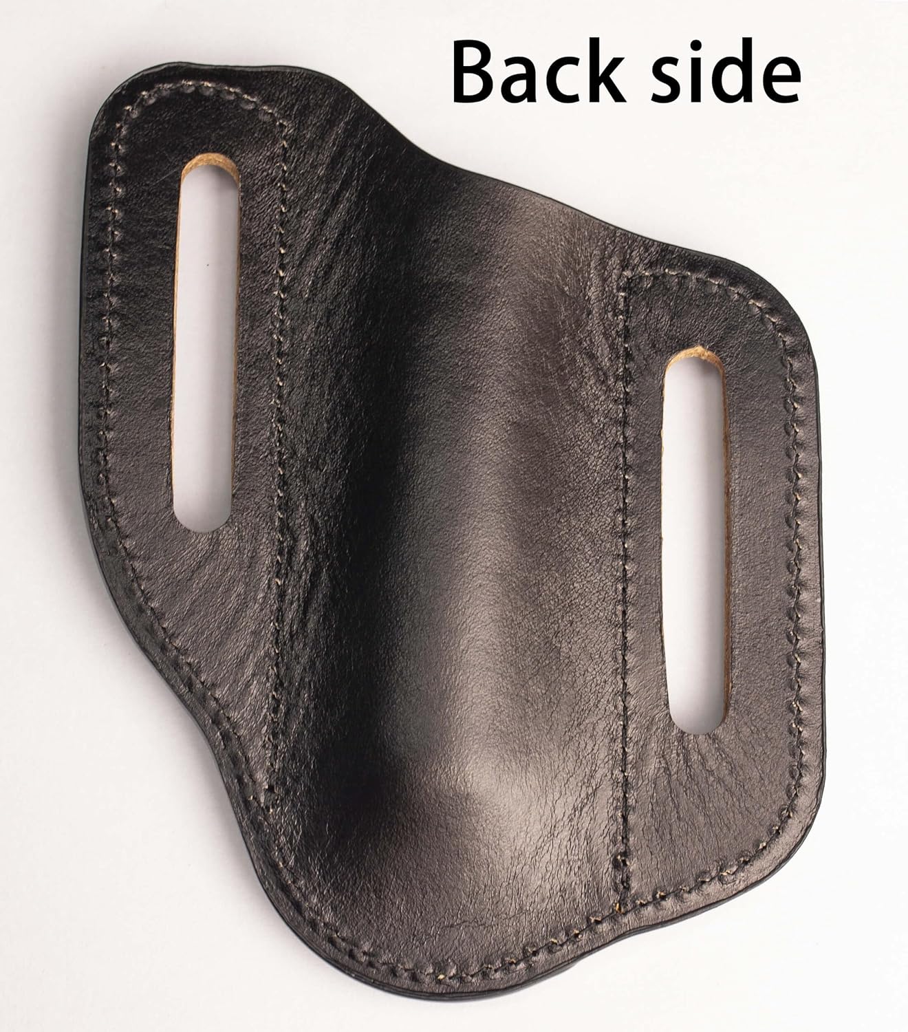 Leather Knife Sheath for Belts,Fits Folding Knife Sheath(Black)