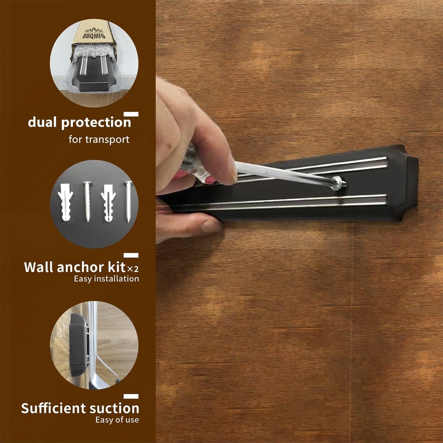 Magnetic Strip Tool Holder Replacement for Blackstone Griddle | 13” Magnet Spatula Holder for Blackstone, Magnetic Knife Storage Rack for Kitchen, Hand Tools Rack for Personal Workshop
