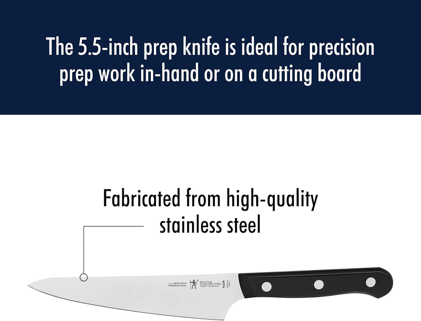 Modernist 4-inch Paring Knife, Razor-Sharp German Engineered Informed by 100+ Years of Mastery, Gray