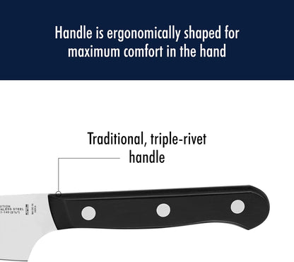 Modernist 4-inch Paring Knife, Razor-Sharp German Engineered Informed by 100+ Years of Mastery, Gray
