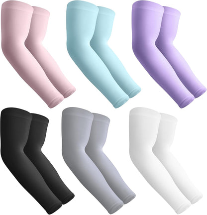 Sun Protection Cooling Arm Sleeves Compression - Tattoo Cover up - Sun Sleeves for Men Women Youth